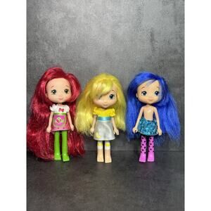 Strawberry Shortcake Lot Of 3 Dolls Bridge Direct 2014 Lemon And Blueberry